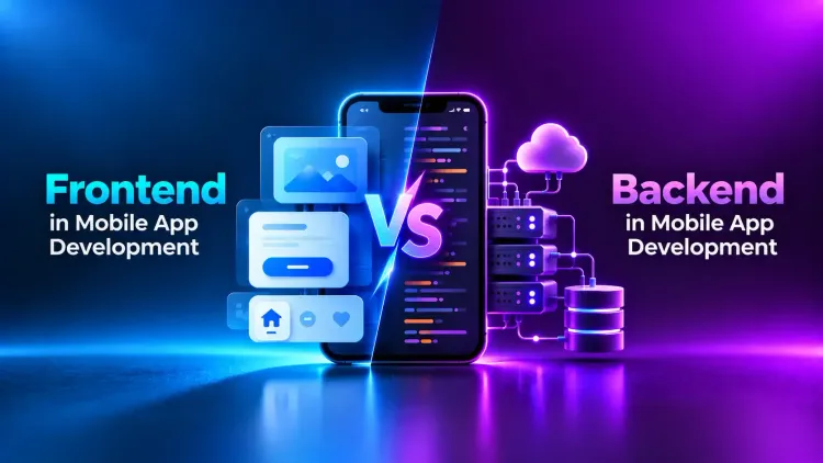 Frontend vs Backend in Mobile App Development