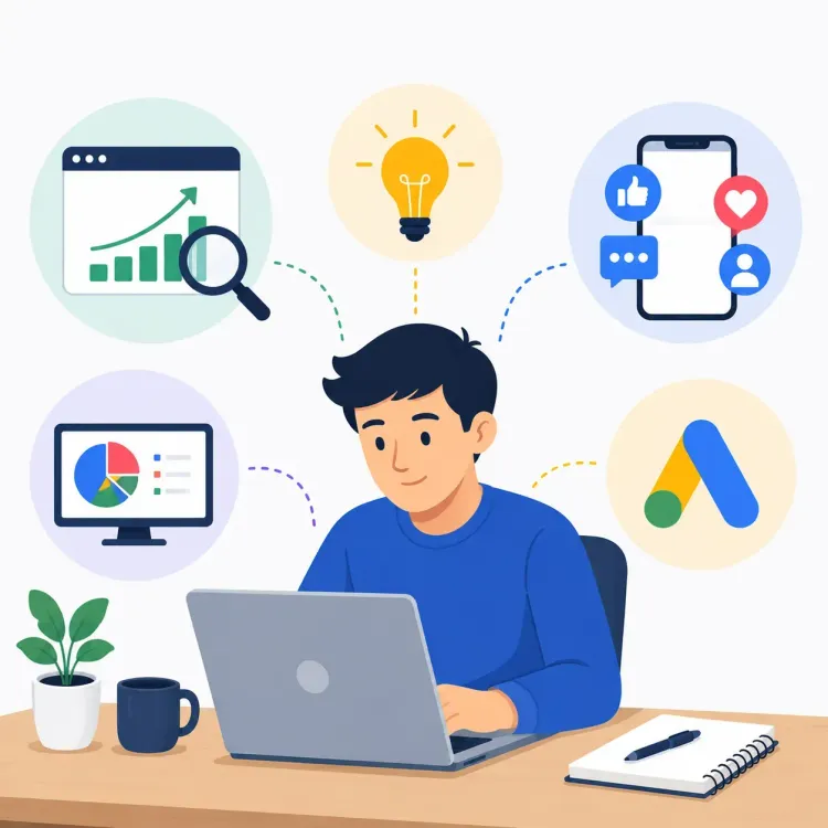 Digital Marketing: Learn SEO, Social Media & Google Ads
